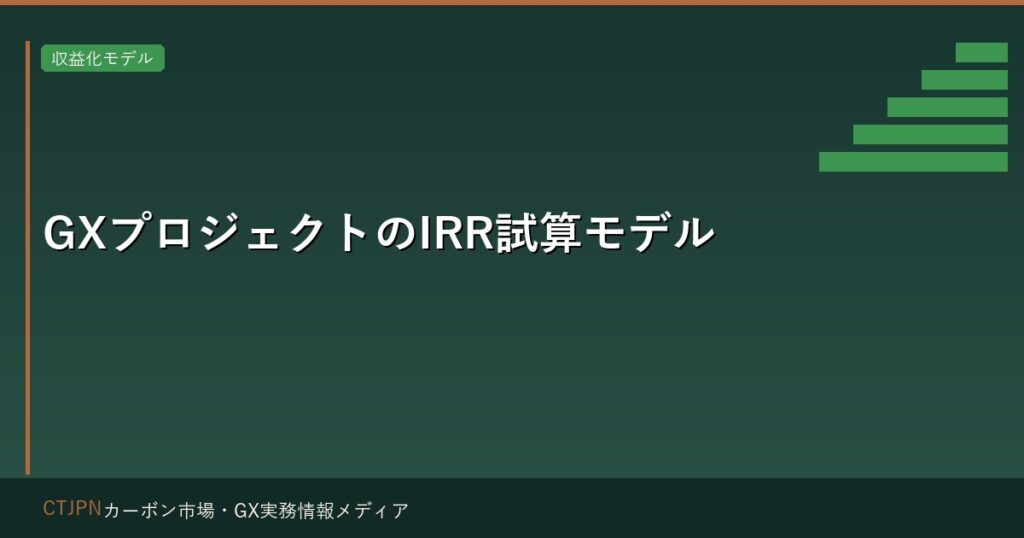 GXプロジェクトのIRR試算モデル — 脱炭素投資の投資回収シミュレーション
