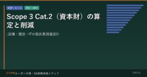 Scope 3 Cat.2（資本財）の算定と削減 — 設備・建設・ITの脱炭素調達設計